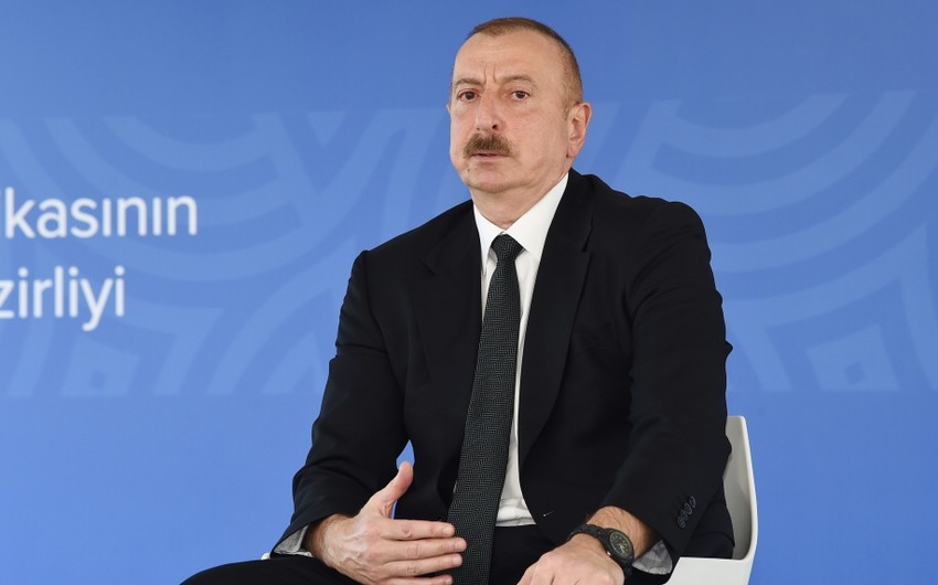Dövlət başçısı: Hətta çətin bir dövrdə 30-dan çox ölkəyə yardım göstərmişik