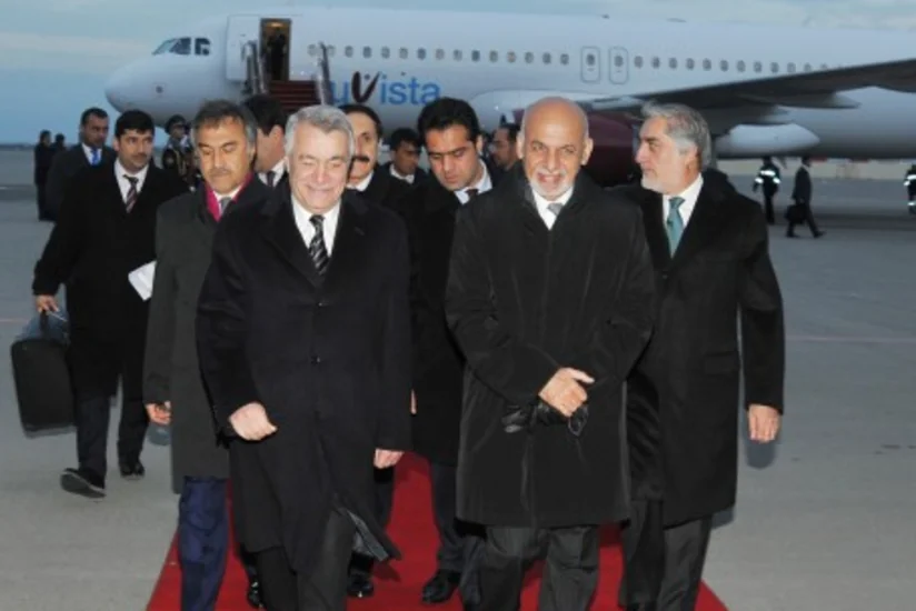 Əfqanıstan Prezidentinin Azərbaycana işgüzar səfəri başa çatıb