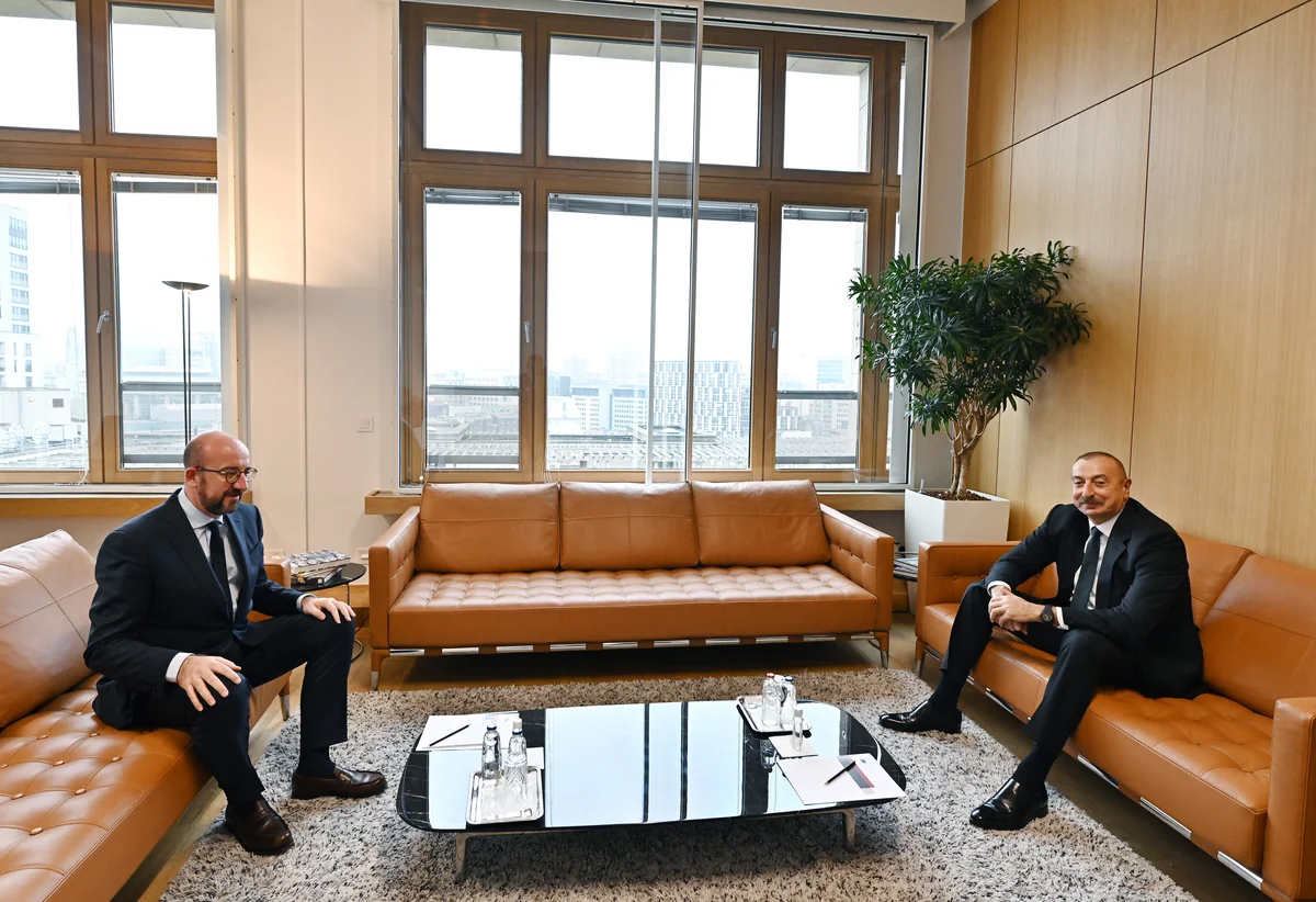Brussels hosts meeting between Ilham Aliyev and Charles Michel