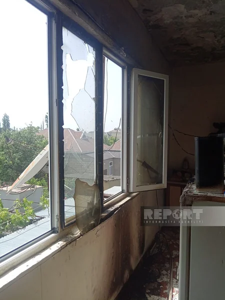 Xudatda yaşayış binasında partlayış olub