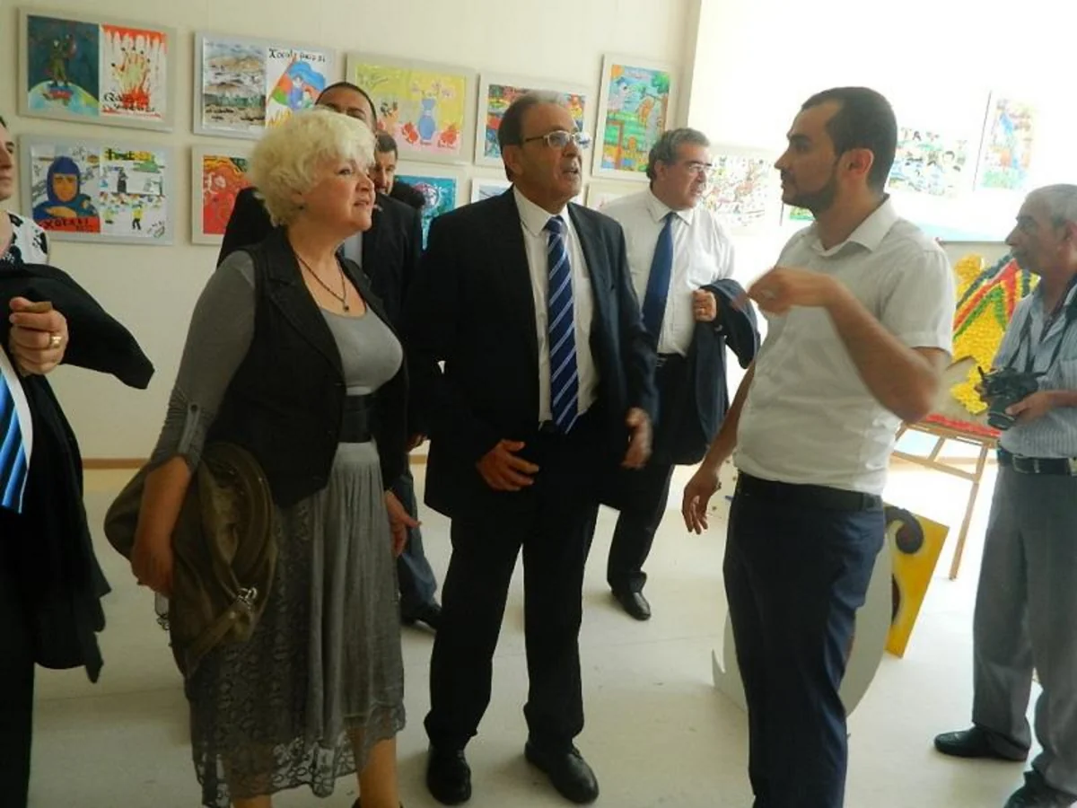 ​İsrailin nümayəndə heyəti Mingəçevirdə Gənclər üçün Təhsil Mərkəzində olub