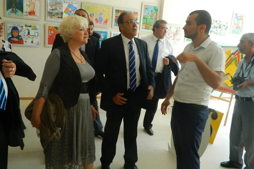 ​İsrailin nümayəndə heyəti Mingəçevirdə Gənclər üçün Təhsil Mərkəzində olub