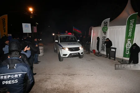 Laçından Xankəndi istiqamətinə Rusiya sülhməramlılarının 15 avtomobili maneəsiz hərəkət edib