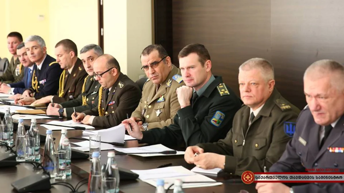 Gürcüstanın müdafiə naziri hərbi attaşelərlə görüşüb