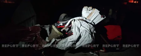 В Гахе автомобиль врезался в газопровод, есть пострадавшие