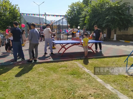 Zaqatalada Sağlam məhəllə idman zonası istifadəyə verilib