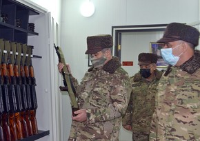 Defense minister attends opening of new facilities built in liberated Azerbaijani territories