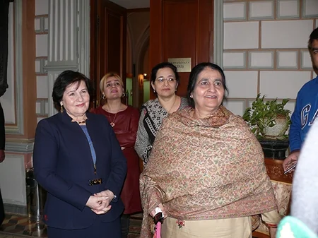 Pakistanın birinci xanımı Milli Azərbaycan Tarixi Muzeyində olub - FOTO