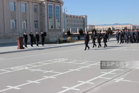 Naxçıvan DİN-in Orta İxtisas Polis Məktəbində andiçmə mərasimi keçirilib
