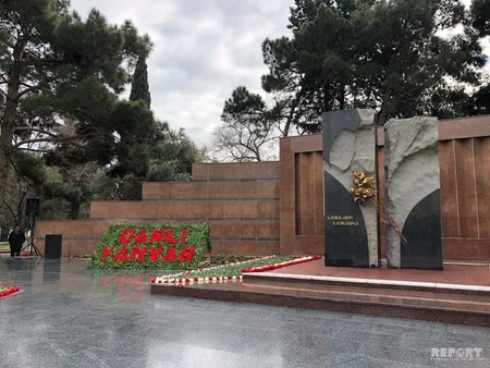 Abşeronda 20 Yanvar faciəsinin 30-cu ildönümü qeyd olunub - FOTO