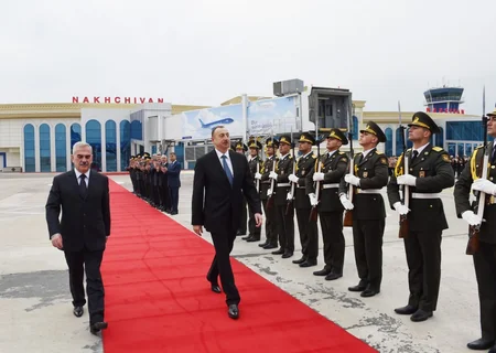 Prezident İlham Əliyevin Naxçıvana səfəri başa çatıb