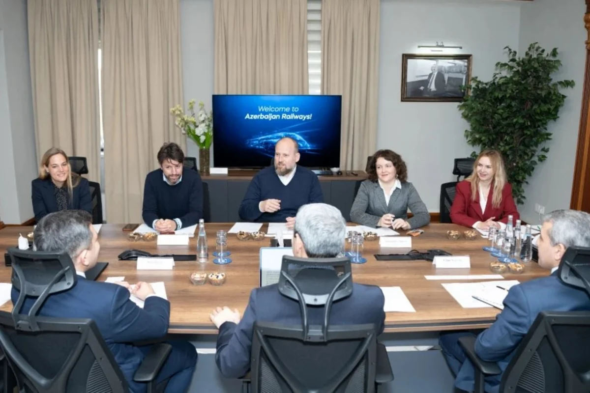 ADY və Almaniya şirkəti dəmir yollarının modernləşdirilməsini müzakirə edib