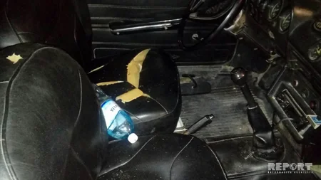 Bakıda avtomobil piyadanı vurub - FOTO