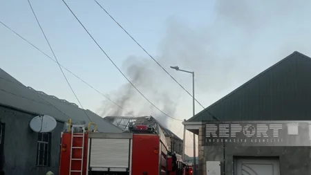 Gəncədə yaşayış evində yanğın olub