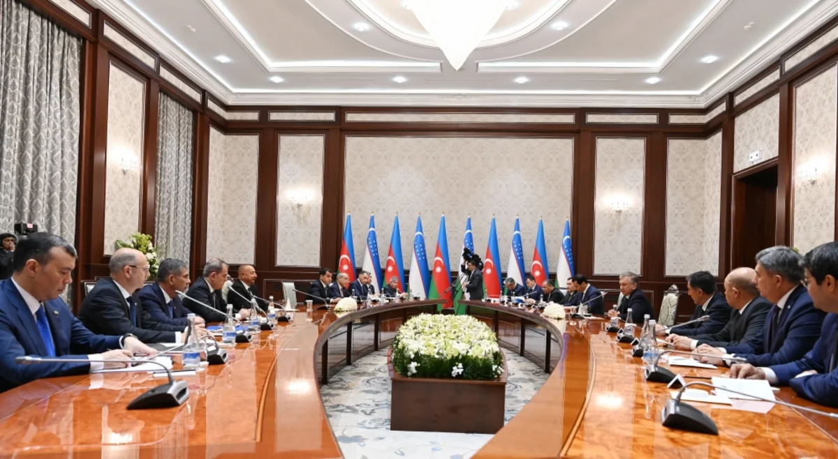 Ilham Aliyev: Azerbaijan and Uzbekistan actually cooperate as friends and brothers, and provide support