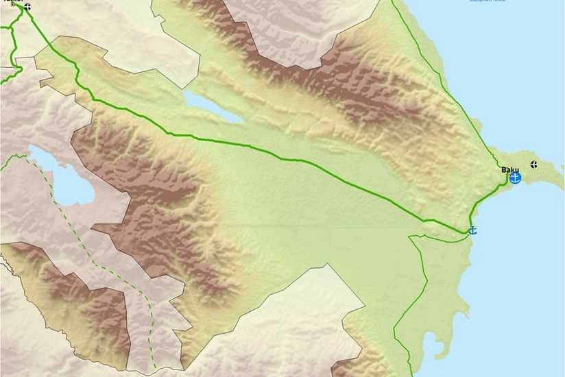Представлены карты Трансъевропейских транспортных сетей для Азербайджана