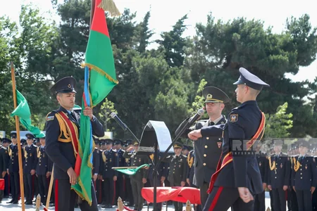 Cəmşid Naxçıvanski adına Hərbi Liseydə kursantların növbəti buraxılış mərasimi olub