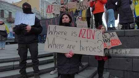 Protest rally in Kyiv - Russia is demanded to release Azovstal prisoners - PHOTOS