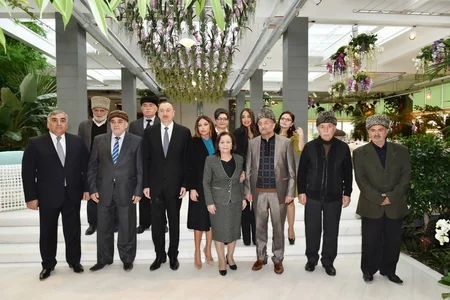 Heydər Əliyev Fondunun yeni layihəsi olan Zirə Mədəniyyət Mərkəzinin və eko-parkın açılışı olub - YENİLƏNİB - FOTO