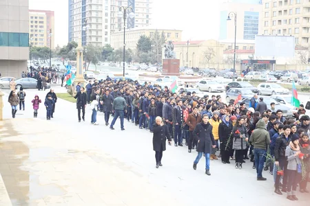 “İrəli” İctimai Birliyi “613 şəhid” adlı yürüş təşkil edib