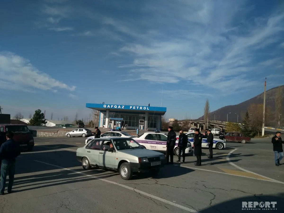 В Шеки проведен рейд, 25 водителей оштрафованы - ФОТО - ВИДЕО - ОБНОВЛЕНО