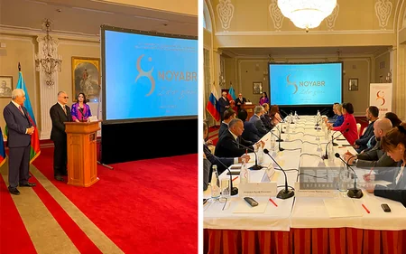 Sankt-Peterburqda Zəfər Günü qeyd edilib