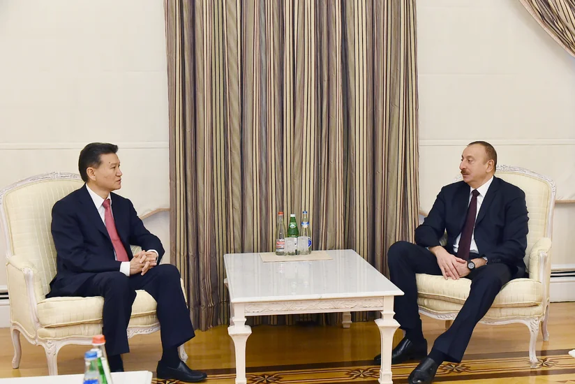 Azerbaijani President Ilham Aliyev receives FIDE President - UPDATED