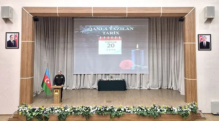 Azərbaycan Ordusunda 20 Yanvar faciəsinin ildönümü ilə əlaqədar tədbirlər keçirilib