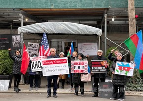 В Нью-Йорке прошла акция Справедливость к Ходжалы