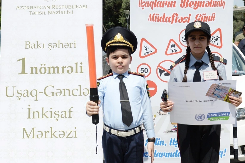 Bakıda Uşaqların Beynəlxalq Müdafiəsi Günü ilə bağlı aksiya keçirilib - VİDEO
