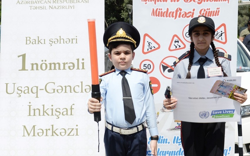Bakıda Uşaqların Beynəlxalq Müdafiəsi Günü ilə bağlı aksiya keçirilib - VİDEO