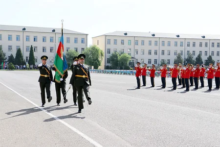 Azərbaycan Ordusunda andiçmə mərasimləri keçirilib