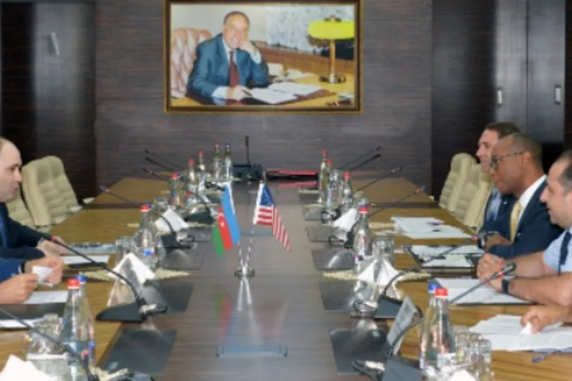 Vergilər Nazirliyində ABŞ səfirliyinin nümayəndələri ilə görüş keçirilib