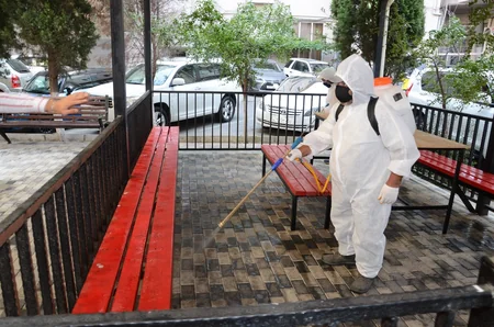 Bakının küçələri yenidən dezinfeksiya edildi