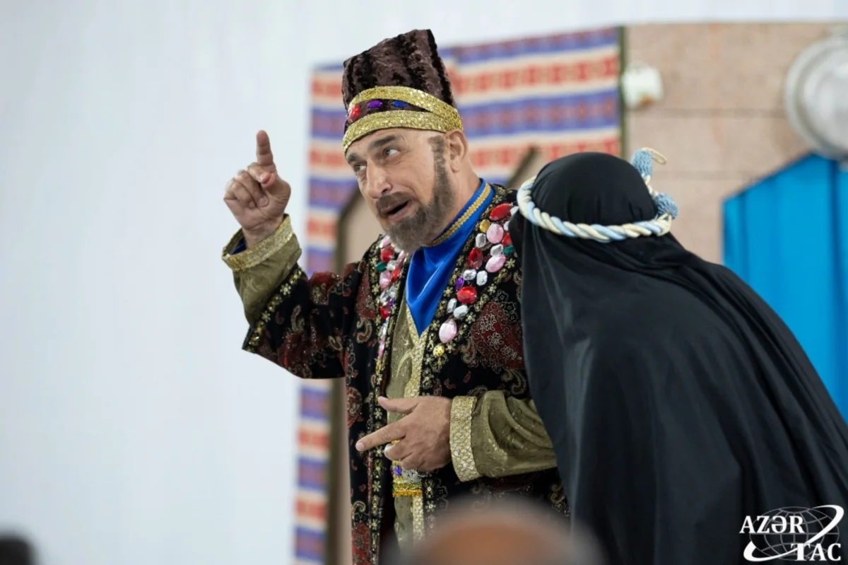 “Lənkəran xanının vəziri” tamaşası Laçında nümayiş olunub