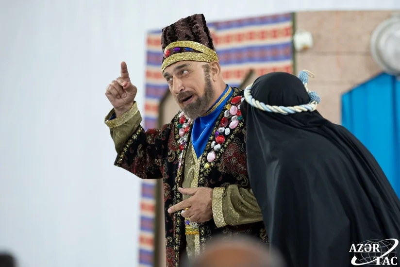 “Lənkəran xanının vəziri” tamaşası Laçında nümayiş olunub