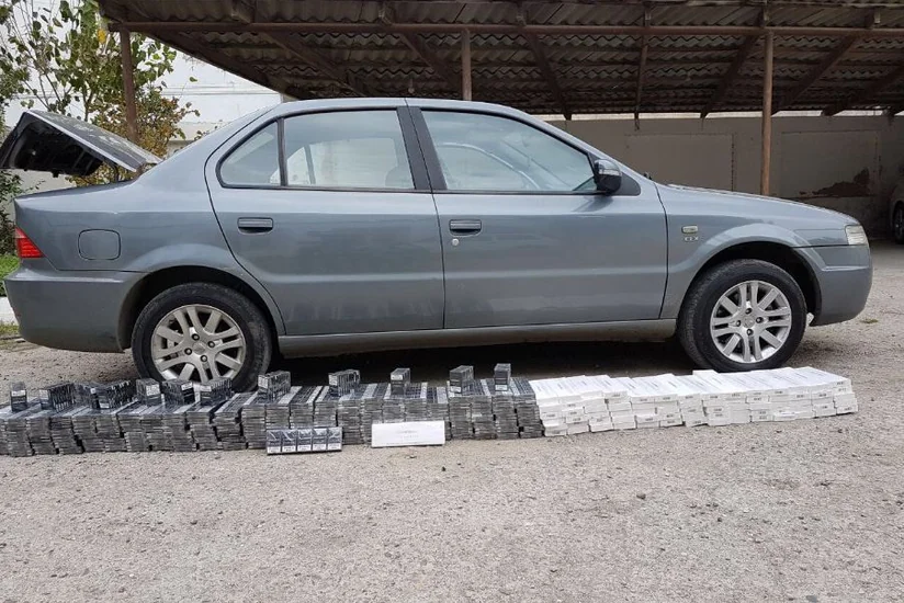 Azərbaycana qaçaqmalçılıq yolu ilə gətirilmiş 50 min ədəd siqaretin realizəsinin qarşısı alınıb