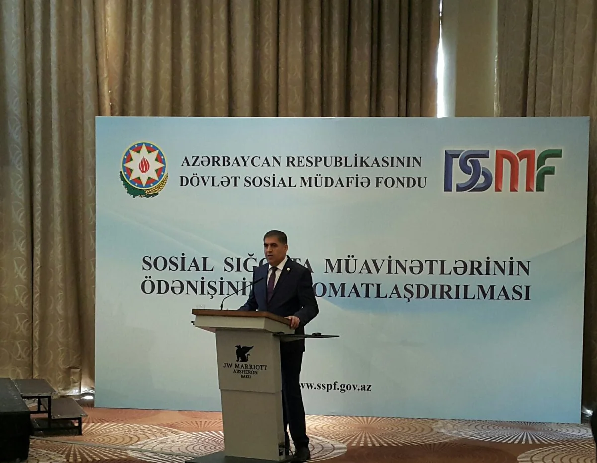 DSMF-nin sədr müavini: Sosial sığorta müavinətlərinin ödənilməsi elektron xidmətlər vasitəsilə reallaşdırılır