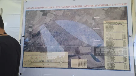 Foreign diplomats and military representatives visit Aghdam