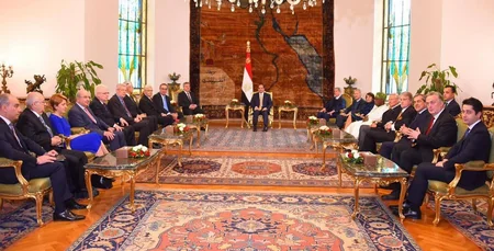 Misir prezidentinə Nizami Gəncəvi Beynəlxalq Mərkəzinin mükafatı təqdim edilib