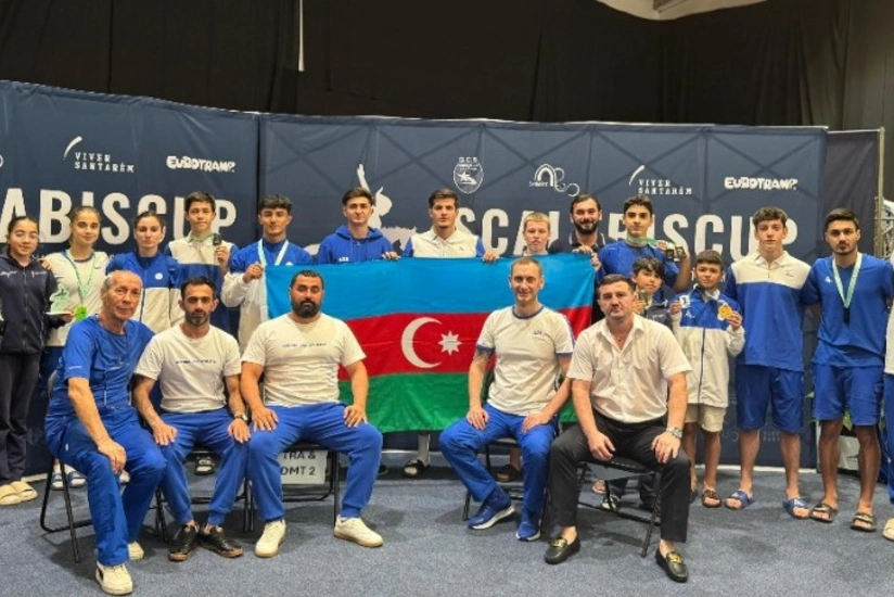 Azərbaycan gimnastları Portuqaliyada medallar qazanıblar