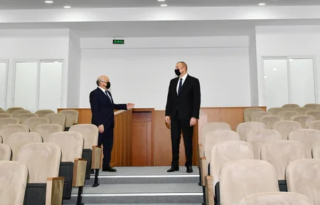 Prezident İlahiyyat İnstitutunun yeni binasının açılışında iştirak edib - YENİLƏNİB