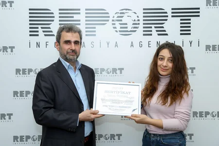 Report Media Məktəbini bitirən jurnalistlərə sertifikat təqdim edilib