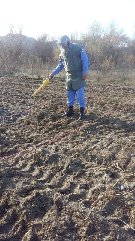 ANAMA: Cocuq Mərcanlıda 11 ədəd partlamamış hərbi sursat tapılıb