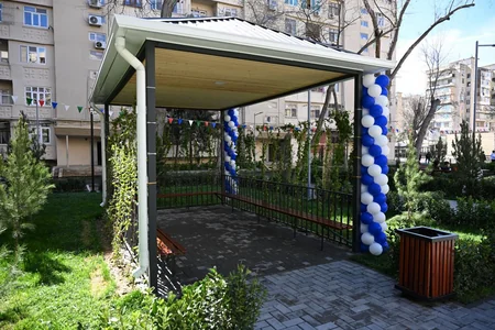 “IDEA”nın təşəbbüsü ilə Sabunçuda yeni həyət abadlaşdırılıb və istifadəyə verilib