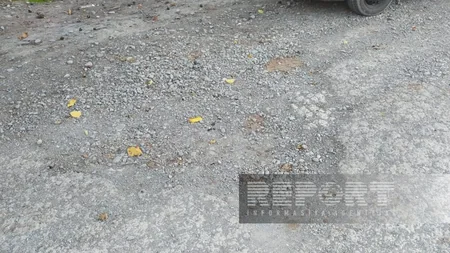 Oğuzun Yemişənli kəndinin yolu yararsız vəziyyətə düşüb