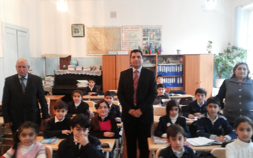 Misir Mədəniyyət Mərkəzinin müdiri Xarici Dillər Gimnaziyasında olub