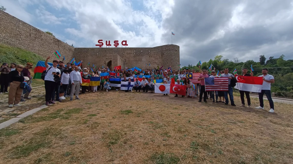 Diaspor nümayəndələrinin Şuşaya beşinci səfəri başa çatıb
