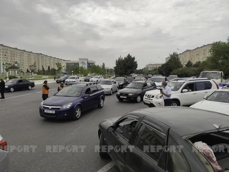 Sumqayıtda iki avtomobil toqquşdu, xəsarət alan var