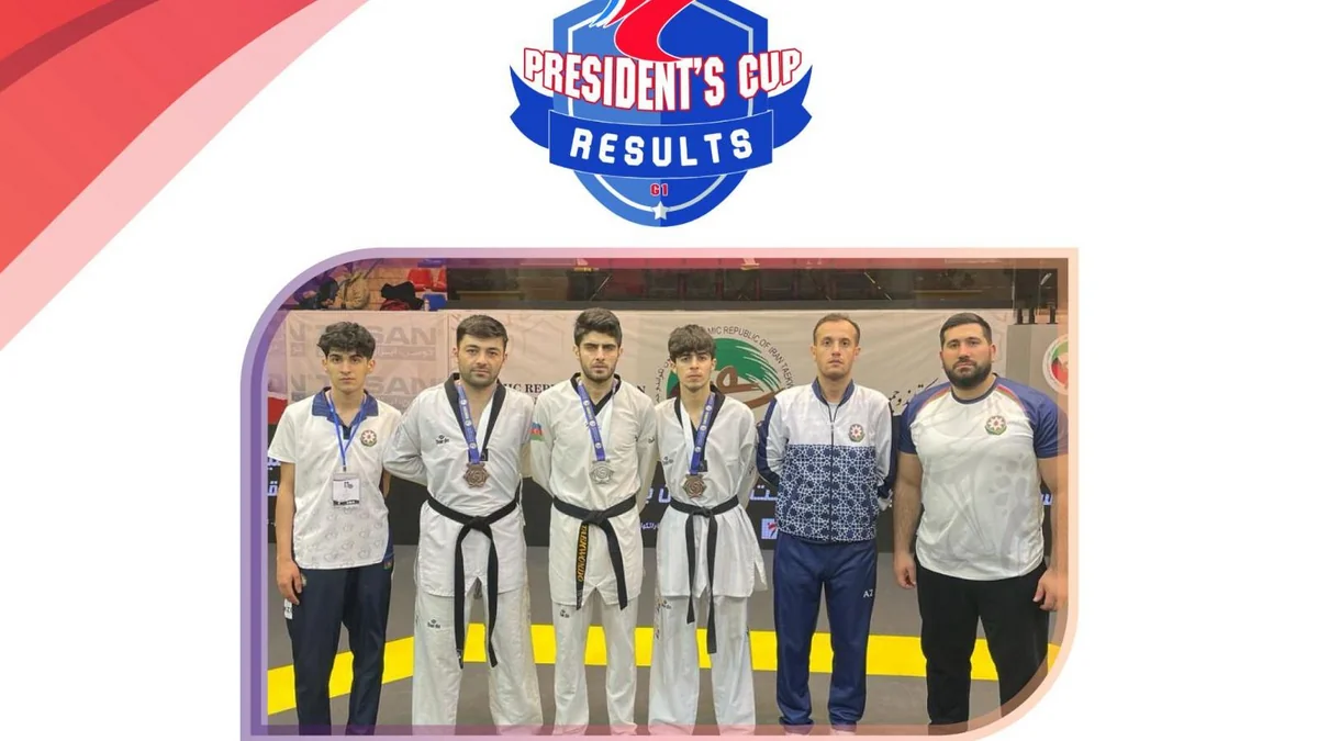 Azərbaycan parataekvondo millisi beynəlxalq turniri 3 medalla başa vurub